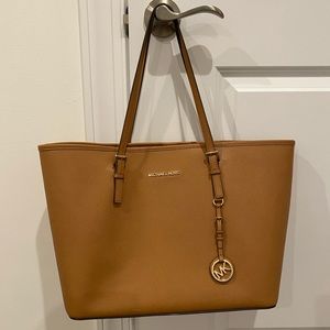 Tan Micheal Kors bag